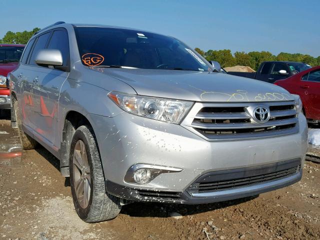 5TDYK3EH7CS052076 - 2012 TOYOTA HIGHLANDER SILVER photo 1