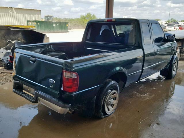 1FTYR14V92PB72865 - 2002 FORD RANGER SUP GREEN photo 4