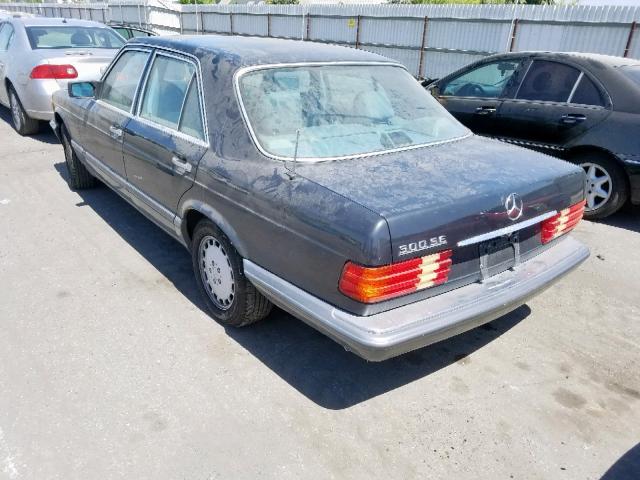 WDBCA24D7KA451005 - 1989 MERCEDES-BENZ 300SE BLACK photo 3