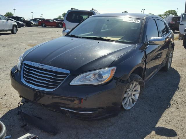 1C3CCBBB5DN633251 - 2013 CHRYSLER 200 TOURIN BLACK photo 2