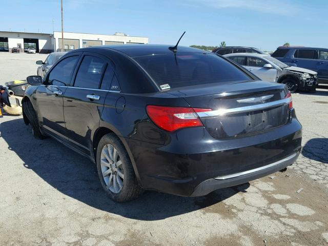 1C3CCBBB5DN633251 - 2013 CHRYSLER 200 TOURIN BLACK photo 3