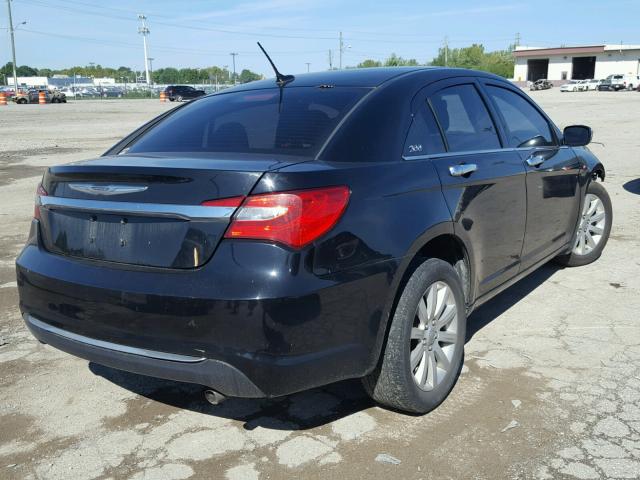 1C3CCBBB5DN633251 - 2013 CHRYSLER 200 TOURIN BLACK photo 4