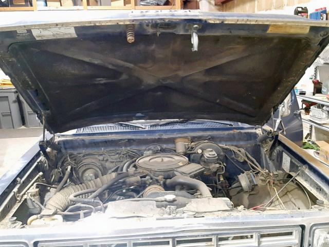 1B4GW12T0ES255461 - 1984 DODGE RAMCHARGER BLUE photo 7