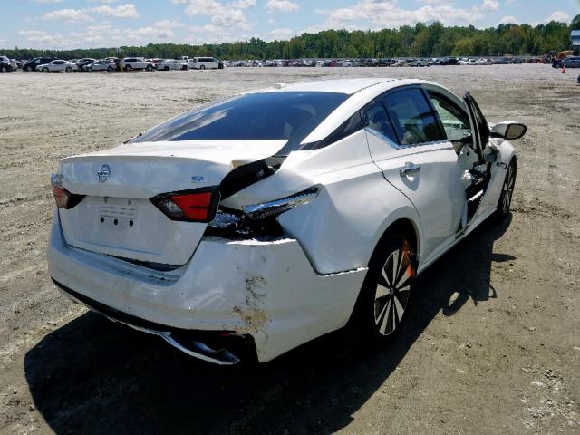 1N4BL4EV6KC167353 - 2019 NISSAN ALTIMA SL WHITE photo 4