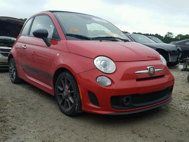 3C3CFFJH8FT562411 - 2015 FIAT 500 ABARTH RED photo 1