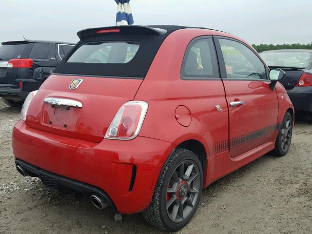 3C3CFFJH8FT562411 - 2015 FIAT 500 ABARTH RED photo 4