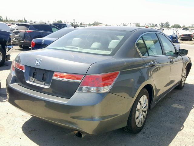 1HGCP2F32CA205549 - 2012 HONDA ACCORD LX CHARCOAL photo 4