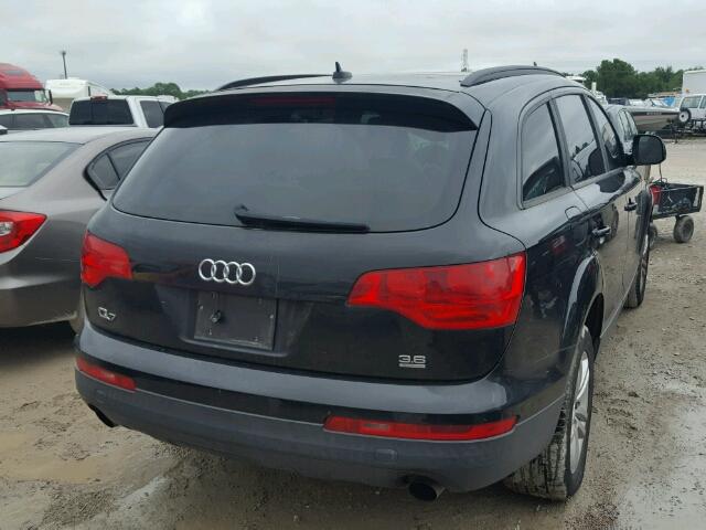 WA1AY74L88D047740 - 2008 AUDI Q7 3.6 QUA BLACK photo 4