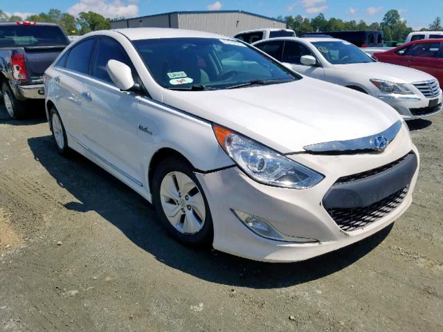 KMHEC4A45DA076007 - 2013 HYUNDAI SONATA HYB WHITE photo 1