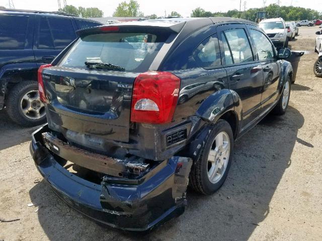 1B3HB48B38D720537 - 2008 DODGE CALIBER SX BLACK photo 4