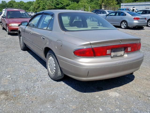 2G4WS52M3W1584274 - 1998 BUICK CENTURY CU TAN photo 3