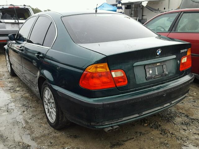 WBAAM5335XFR00683 - 1999 BMW 328 I AUTO GREEN photo 3