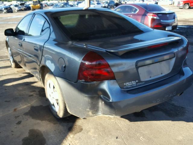 2G2WP542151271485 - 2005 PONTIAC GRAND PRIX GRAY photo 3