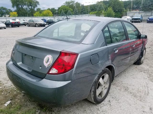 1G8AL55FX7Z135394 - 2007 SATURN ION LEVEL GRAY photo 4