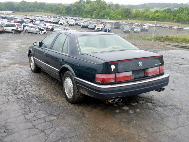 1G6KS52B4PU821610 - 1993 CADILLAC SEVILLE GREEN photo 3