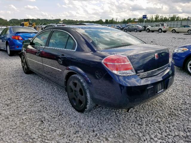 1G8ZS57B28F236657 - 2008 SATURN AURA XE BLUE photo 3