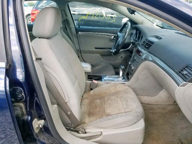 1G8ZS57B28F236657 - 2008 SATURN AURA XE BLUE photo 5