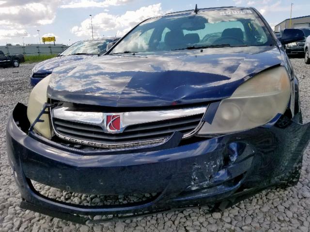 1G8ZS57B28F236657 - 2008 SATURN AURA XE BLUE photo 9