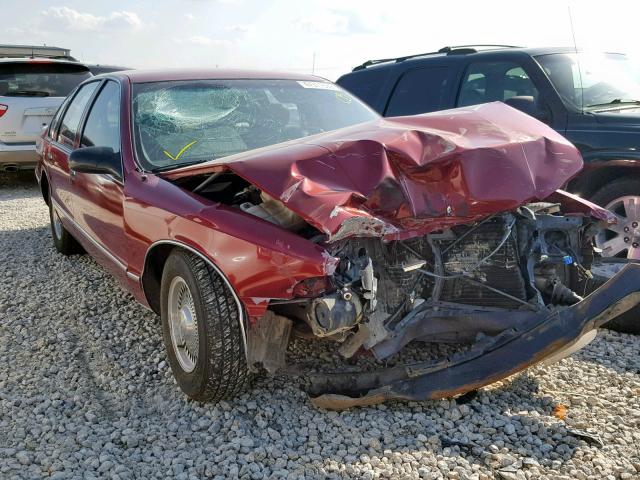 1G1BL52W9TR154925 - 1996 CHEVROLET CAPRICE CL BURGUNDY photo 1