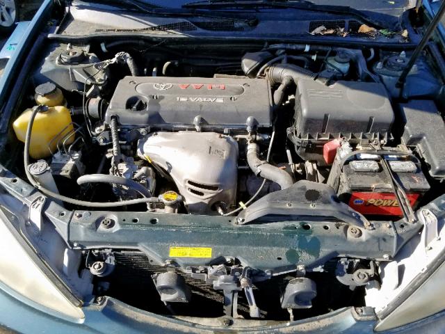 JTDBE32K320091813 - 2002 TOYOTA CAMRY LE GREEN photo 7