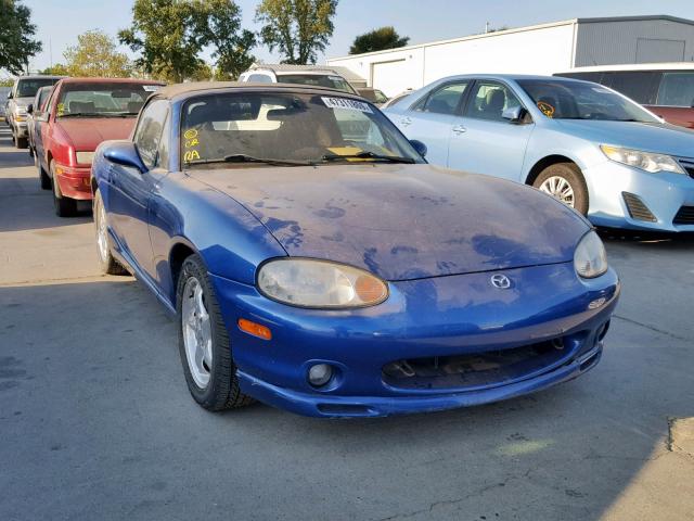 JM1NB3534X0132421 - 1999 MAZDA MX-5 MIATA BLUE photo 1