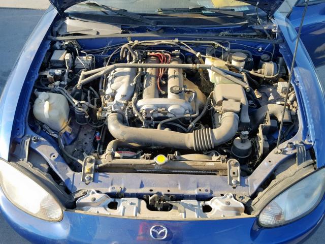 JM1NB3534X0132421 - 1999 MAZDA MX-5 MIATA BLUE photo 7