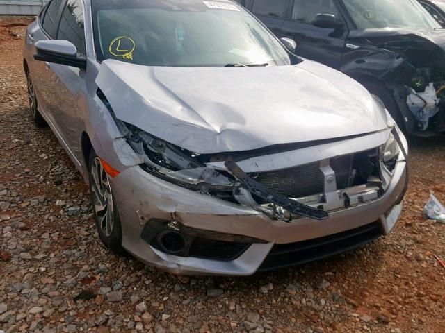 2HGFC2F86GH553463 - 2016 HONDA CIVIC EX SILVER photo 9