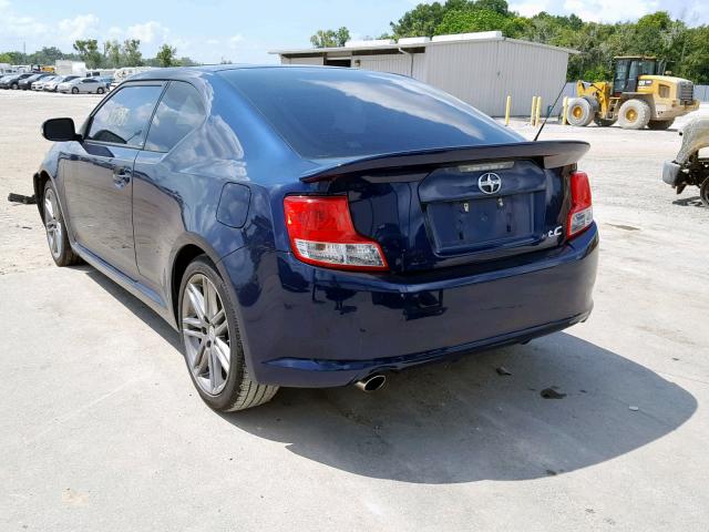 JTKJF5C74C3031708 - 2012 TOYOTA SCION TC ლურჯი ფოტო 3