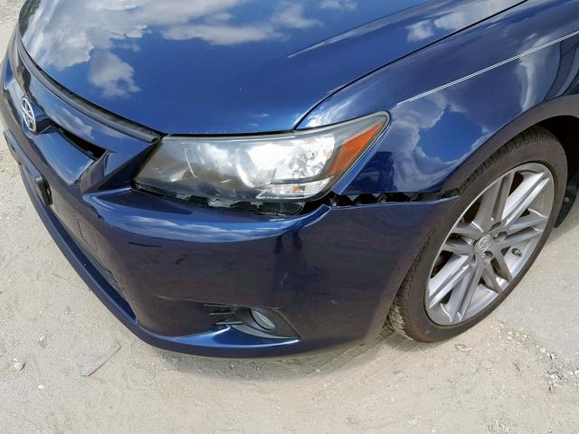 JTKJF5C74C3031708 - 2012 TOYOTA SCION TC ლურჯი ფოტო 9
