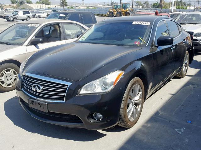 JN1BY1AP9DM512084 - 2013 INFINITI M37 SILVER photo 2