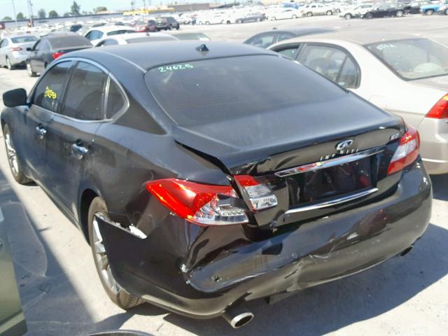 JN1BY1AP9DM512084 - 2013 INFINITI M37 SILVER photo 3