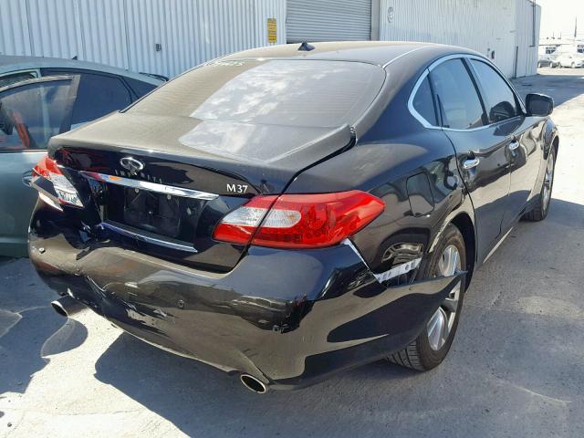 JN1BY1AP9DM512084 - 2013 INFINITI M37 SILVER photo 4