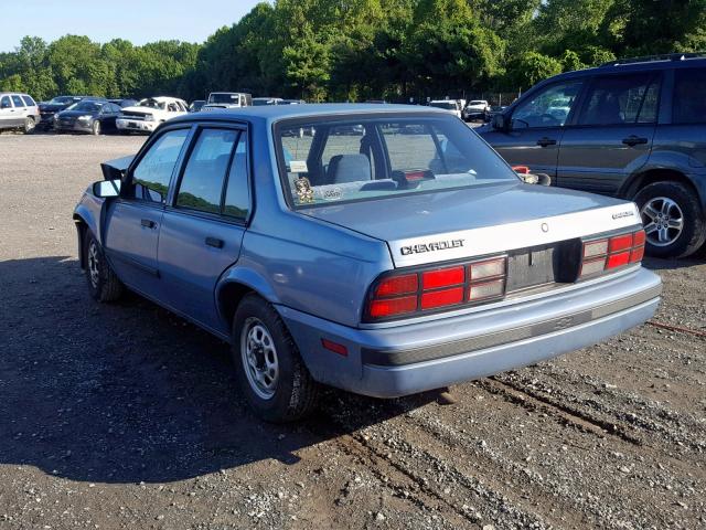 1G1JC54G0LJ192138 - 1990 CHEVROLET CAVALIER B BLUE photo 3