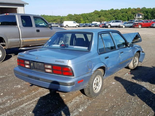 1G1JC54G0LJ192138 - 1990 CHEVROLET CAVALIER B BLUE photo 4