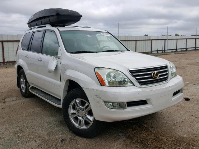 JTJBT20X380157331 - 2008 LEXUS GX 470 WHITE photo 1