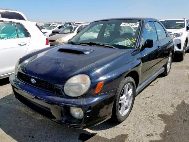 JF1GD29682G508383 - 2002 SUBARU IMPREZA WR BLACK photo 2