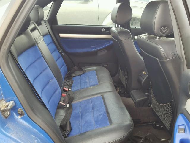 WAUDD68D3YA034954 - 2000 AUDI S4 2.7 QUA BLUE photo 6