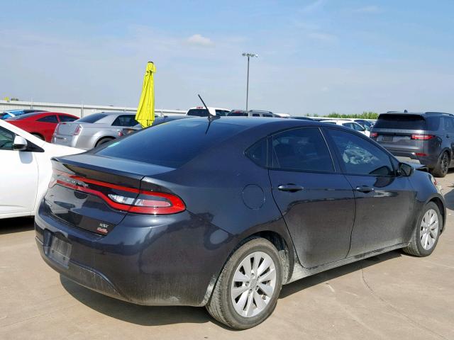 1C3CDFBB4ED815292 - 2014 DODGE DART SXT BLACK photo 4