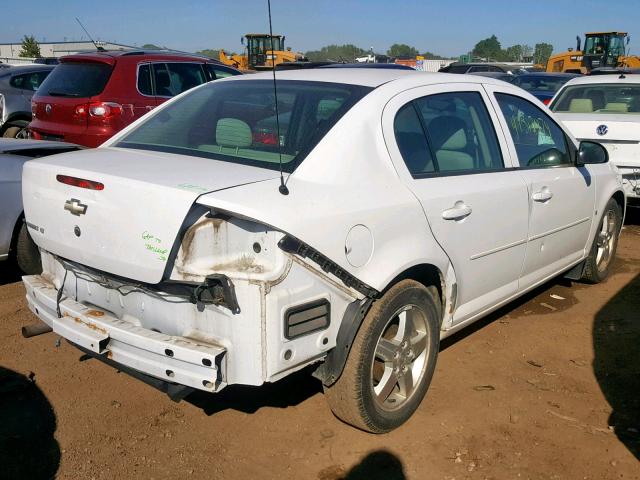 1G1AT58H597250768 - 2009 CHEVROLET COBALT LT WHITE photo 4