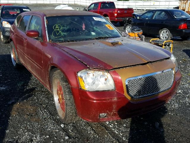 2D4FV48TX5H621964 - 2005 DODGE MAGNUM SE MAROON photo 1