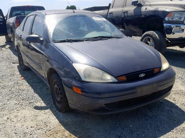 1FAFP33P42W358773 - 2002 FORD FOCUS LX BLUE photo 1