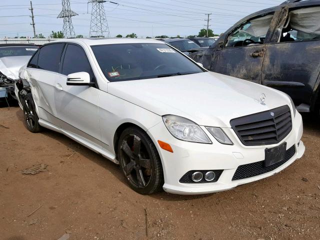 WDDHF5GB0AA102728 - 2010 MERCEDES-BENZ E 350 WHITE photo 1