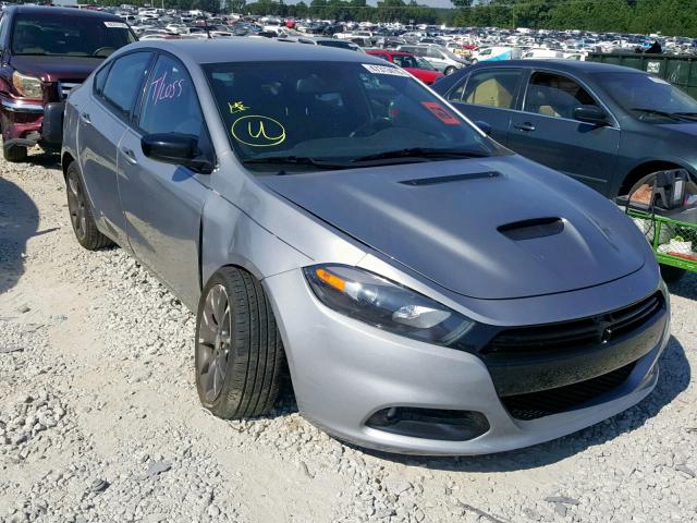 1C3CDFBB1GD752509 - 2016 DODGE DART SXT SILVER photo 1