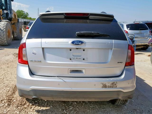 2FMDK3JC8BBA85236 - 2011 FORD EDGE SEL SILVER photo 10