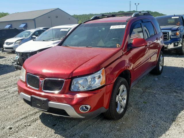 2CKDL73F766038044 - 2006 PONTIAC TORRENT BURGUNDY photo 2