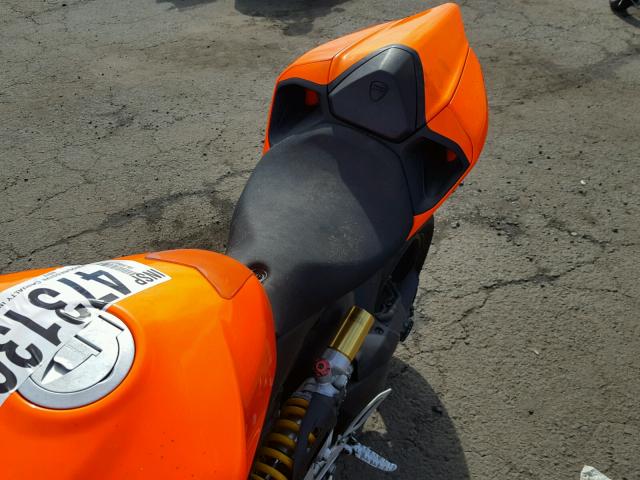 ZDM14BPW8EB014176 - 2014 DUCATI SUPERBIKE ORANGE photo 6