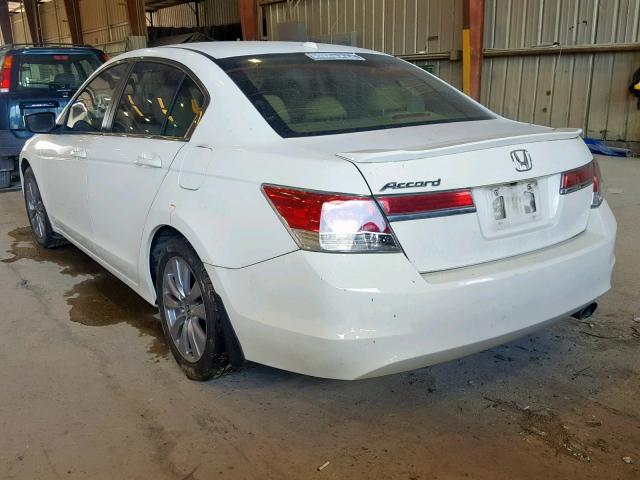 1HGCP2F84BA070844 - 2011 HONDA ACCORD EXL WHITE photo 3