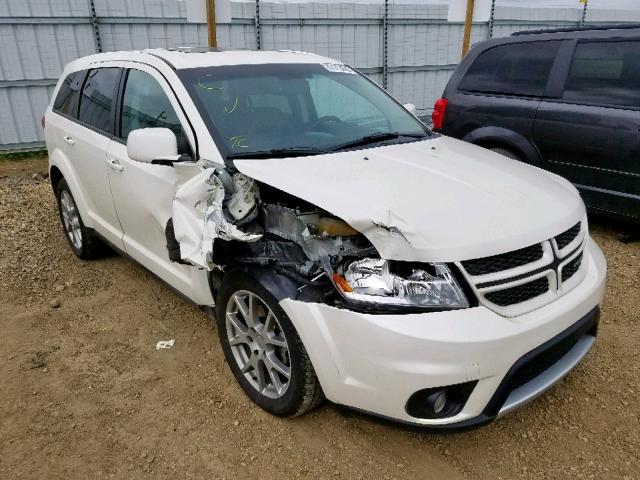 3C4PDDEG2CT350107 - 2012 DODGE JOURNEY R/ WHITE photo 1