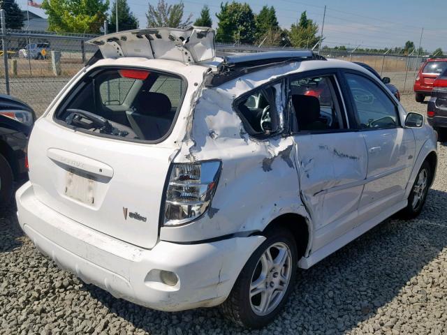 5Y2SM65826Z454530 - 2006 PONTIAC VIBE WHITE photo 4