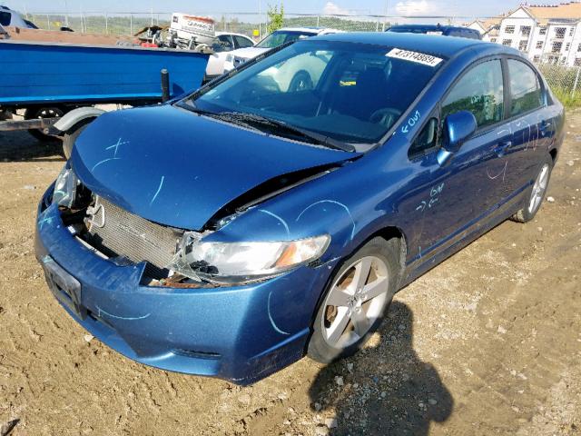19XFA16629E006119 - 2009 HONDA CIVIC LX-S Mavi foto 2